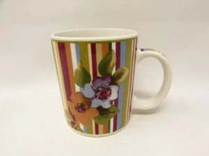 Hampshire Floral by Laura Ashley Mug  Floral&Stripe Border, Smooth b310 - Picture 1 of 2