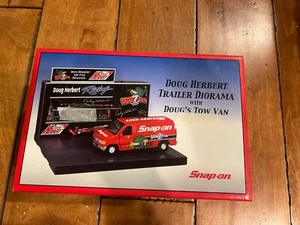 Snap On Doug Herbert Trailer diorama with Doug's Tow Van NEW IN BOX - Picture 1 of 5