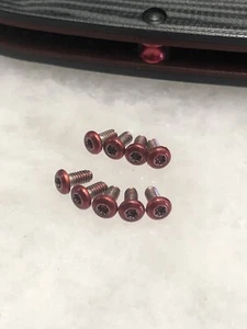Translucent Red Stainless Steel Screws Set For Benchmade Freek 560BK-1 Knife - Picture 1 of 7