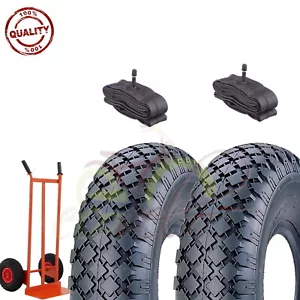 2 COPERTONI +2 CAMERE D'ARIA 3.00 - 4 PNEUMATICI GOMME RUOTA CARRELLINO CARRELLO - Bild 1 von 2