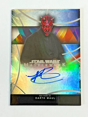 2024 Topps Star Wars Masterworks Darth Maul Auto Ray Park 21/50 - Image 1 of 4