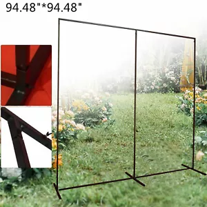 2.4m*2.4m Hochzeit Bogen Hintergrund Schwerlast Ballonbogen Blumen Rahmen Stände - Bild 1 von 10
