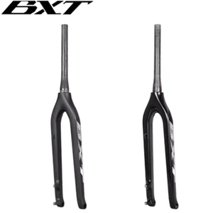 BXT 29er Kohlefaser Mountainbike Fahrrad Gabel 100*15mm MTB Konisch Gabeln 1-1/8 - Bild 1 von 18