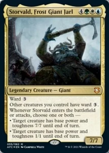 MTG - STORVALD, FROST GIANT JARL (foil)- Forgotten Realms Commander (M) - Bild 1 von 1