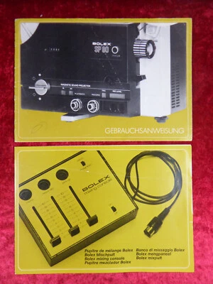 "Bolex SP 80" Super 8 Tonfilmprojektor, Original Bedienungsanleitung - Bild 1 von 4