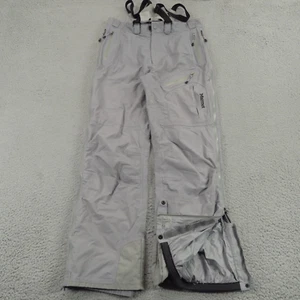 Marmot Ski Bib Pants Men Large Grey Insulated Cargo Overall Soft Shell Snowboard - Picture 1 of 24