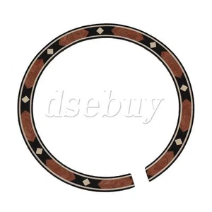 Rosewood Soundhole Rosette Inlay Sound Hole Decal  for Acoustic Guitar - Picture 1 of 8