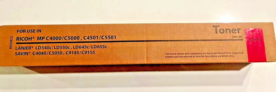 Compatible Magenta Toner Cartridge for Ricoh MP C400, C5000, C4501, C5501 - Image 1 of 1