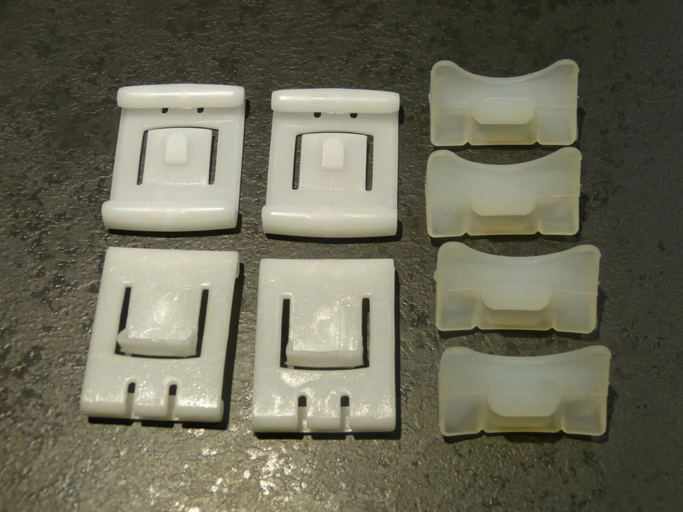 SET Für Audi 80 90 100 Cabrio VW Passat  Sitzverstellung Gleitstück Gummi S25 - Bild 1 von 1