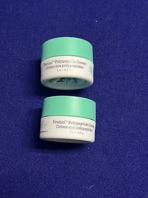 2x~Drunk Elephant~Protini Polypeptide Cream~5ml/0.16 oz each~Dlx Sample Sz~ NWOB - Image 1 of 4