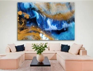 Pintura de lienzo | Lienzo grande | Impresión artística abstracta | Impresión de pintura sin enmarcar - Imagen 1 de 2