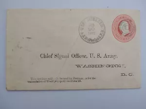 Ohio: West Cairo 1882 3c War Department ganzer Brief, Postmeisterstempel, DPO - Bild 1 von 3