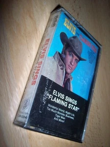 SEALED 1965 Elvis Presley Sings Flaming Star Cassette - Picture 1 of 1