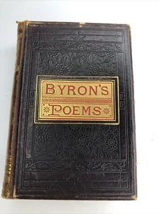 The Poetical Works of Lord Byron New York Thomas Y. Crowell and Co. Gold Gilt - Picture 1 of 15