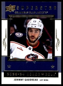 Johnny Gaudreau 2023-24 Upper Deck Series 1 Honor Roll RC #HR-1 Columbus Blue