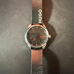 Hugo Boss Invent Men's Three-Hand Black Stainless Steel 46 mm Watch - Picture 1 of 7