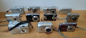 11 x Canon Fuji Olympus Samsung Digital Camera Bundle - Spares or Repairs/Faulty - Imagen 1 de 24