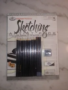 *ROYAL BRUSH&LANGNICKEL RD513 15 PENCILS-SKETCHING PAPER PAD ARTIST PACK NEW!* - Picture 1 of 4