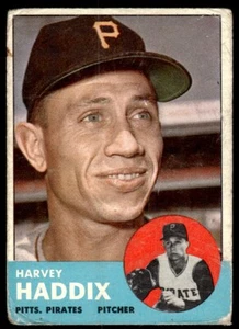 1963 Topps Harvey Haddix Pittsburgh Pirates #239 - Picture 1 of 2