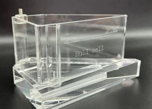 1Pcs New plating Cell Hull 267ml Testing Equipment ( Air Agitated ) Hall groove - Picture 1 of 8