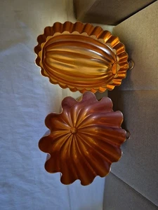 Moldes de gelatina y gelatina retro funk de granja de colección de los años 70 con perchas de exhibición - Imagen 1 de 23