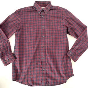 Duluth Wrinkle Fighter Relaxed Fit Shirt Button Front Plaid Size Medium Mens - Picture 1 of 5