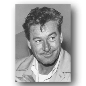 Foto vintage de 5x7 de Errol Flynn retrato de cerca 1958 - Imagen 1 de 1