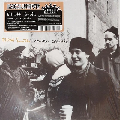 Elliott Smith "Roman Candle" Color Vinyl Record (Clear w/ Gold & Black) Ltd /1k - Image 1 of 4