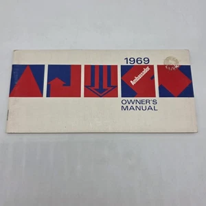 1969 AMC American Motors Ambassador Owner's Manual 3194588 3rd Printing - Bild 1 von 10