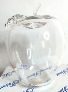 Casa delle Principesse - Mela in Cristallo Trasparente #455 Decorazione fermacarte - Foto 1 di 7