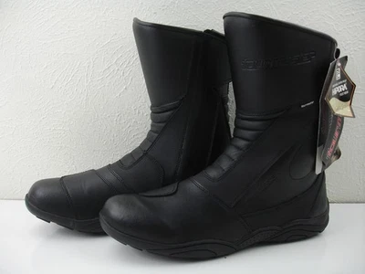 Men's 13 W Wide 48 Tourmaster Solution 2.0 WP Boots Black Waterproof Motorcycle - Image 1 of 4