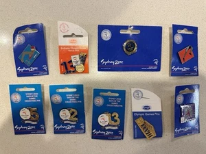 Sydney 2000 Olympic Games Pin Collection Lot Official Merchandise & Sponsors - Picture 1 of 4