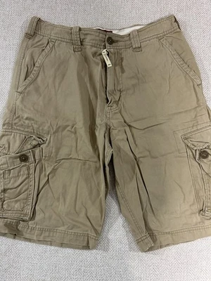 Pantalones Cortos Carga Abercrombie & Fitch Niños Jóvenes Talla 16 XL Cinturón Peso Pesado Tostado Foto 1 de 4