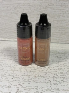 Set Of 2- Luminess Airbrush Makeup TULIP Blush And Illuminator .25oz-NEW/SEALED - Picture 1 of 5