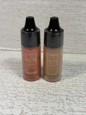 Set Of 2- Luminess Airbrush Makeup TULIP Blush And Illuminator .25oz-NEW/SEALED - Image 1 of 4