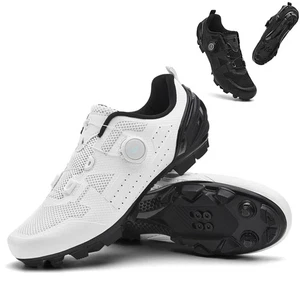 Men's  Road MTB Mountain Cross Country Bike Self Locking Racing Outdoor Footwear - Picture 1 of 26