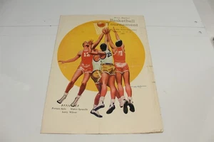 Punteggio Programma Torneo Basket Distretto Statale Scuola Vintage Ca 1945 Albion - Foto 1 di 5