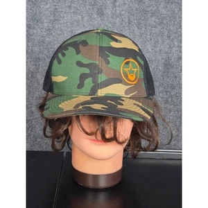 Richardson 112P Camo Trucker Hat Men's Baseball Cap Adjustable Logo Hunting Gear - Picture 1 of 8