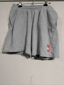The North Face Sweat Shorts Mens XL Grey Elastic Waist Casual Cotton Blend Logo - Picture 1 of 7