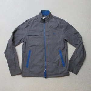 Original Penguin Windbreaker Jacket Mens Small Grey Full Zip Casual Lightweight - Picture 1 of 8