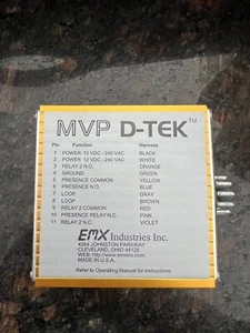 EMX MVP DTEK Multi Voltage Vehicle Loop Detector AC/DC Gate Sensor Safety No Box - Picture 1 of 3