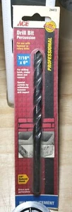 Broca para percusión/cemento ACE 7/16" X 6" #24472 3/8" vástago reducido nueva en paquete - Imagen 1 de 2