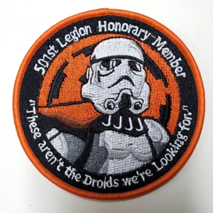 Star Wars 4" Stormtrooper 501st Legion Honorary Member DELUXE Patch- USA Mailed - Picture 1 of 1
