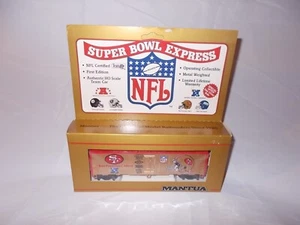 HO MANTUA NFL SUPER BOWL EXPRESS SAN FRANCISCO 49ER'S BOX CAR LOT #T-78 - Picture 1 of 4