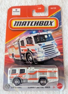 '25 MATCHBOX SCANIA P 360 FIRE TRUCK 1:64 SCALE $1 Combined Shipping See Video - Picture 1 of 2