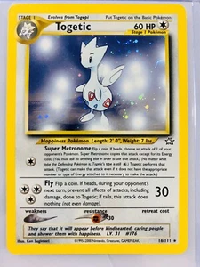 1995-2000 Pokemon Rare Togetic Holo - Neo Genesis 16/111 - Picture 1 of 11