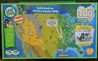 Leap Frog TAG Reading System Interactive 2-Sided US. Map 35"×20" NO PEN