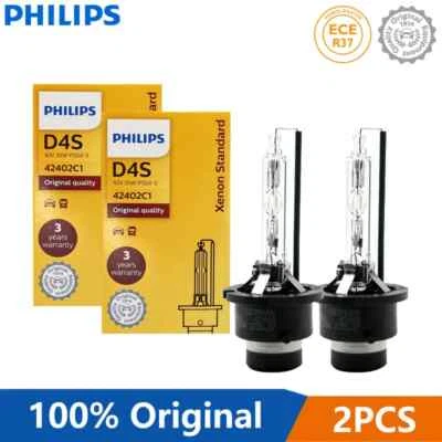 Philips D4S OEM HID Xenon Replacement Headlight Bulbs 42402C1 (Pack of 2) - Image 1 of 4