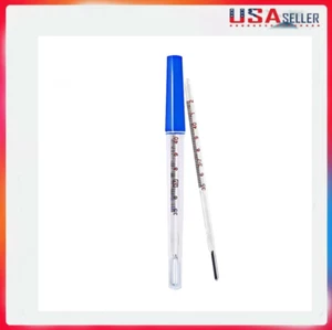 Glass Oral Temperature Adult Free Clinic Armpit Fast Reading Fever Indicator US - Picture 1 of 8