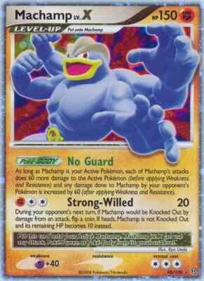 MACHAMP LV.X - 98/100 - ULTRA RARE HP DMG TCG Pokémon - Image 1 of 3